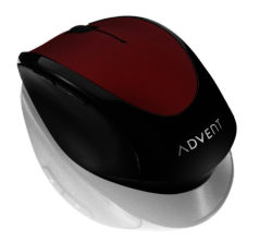 ADVENT  AMWLRD15 Wireless Optical Mouse - Red